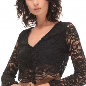 Zara Lace Crop Top
